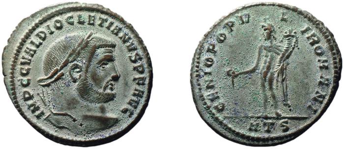 RIC VI Heraclea 19a, реверс, bm