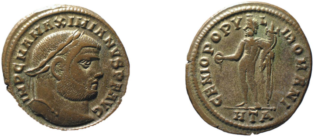 RIC VI Heraclea 19b, аверс, bm