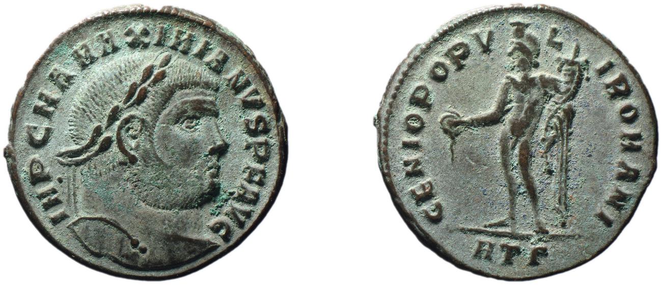 RIC VI Heraclea 19b, аверс, bm
