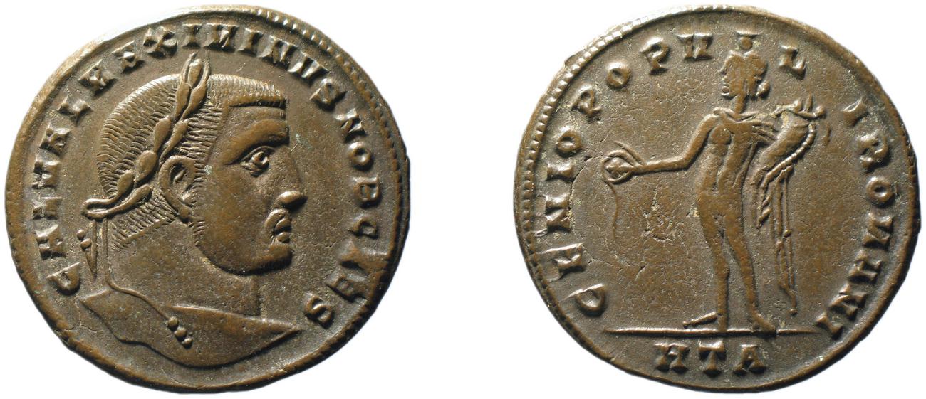 RIC VI Heraclea 26b, аверс, bm