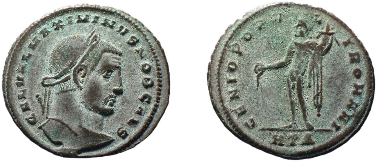RIC VI Heraclea 26b, аверс, bm