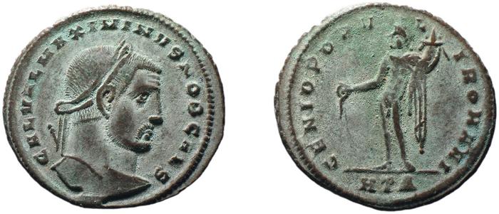 RIC VI Heraclea 26b, реверс, bm