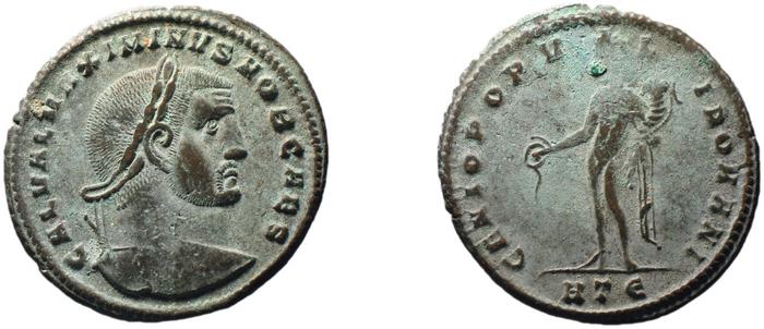 RIC VI Heraclea 26b, реверс, bm