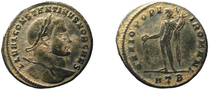 RIC VI Heraclea 31, реверс, bm