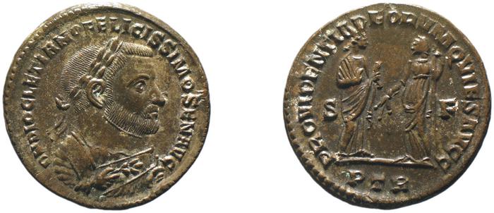 RIC VI Treveri 676a, реверс, bm
