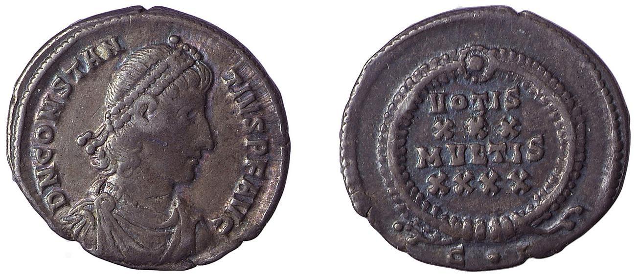 RIC VII Constantinople 102, аверс, bm