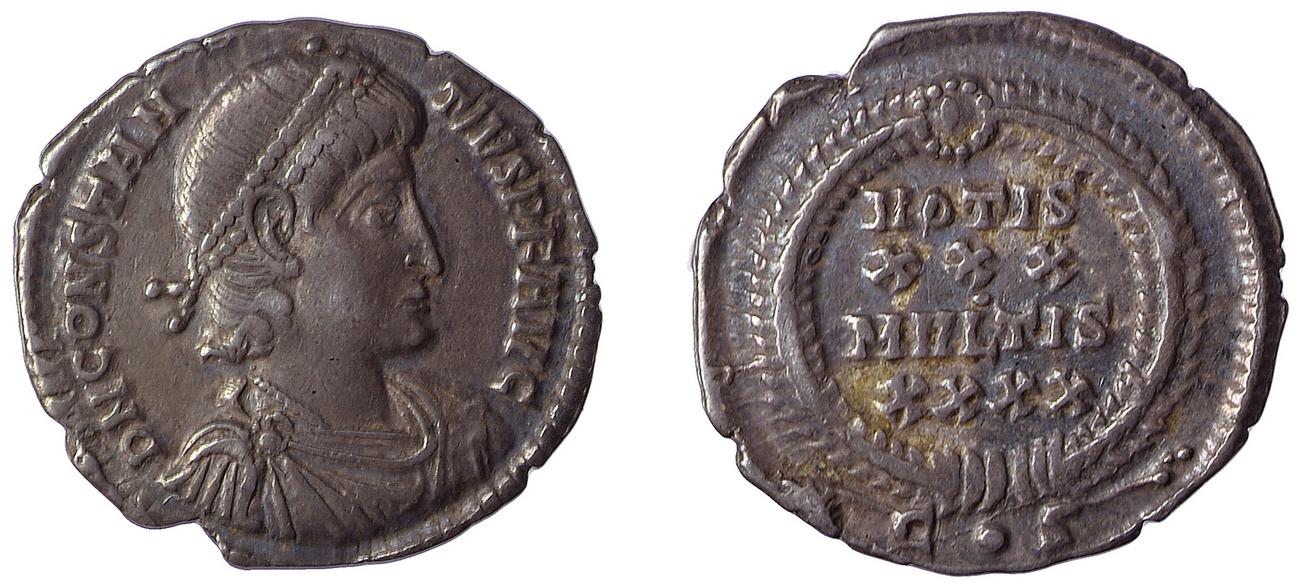 RIC VII Constantinople 102, аверс, bm