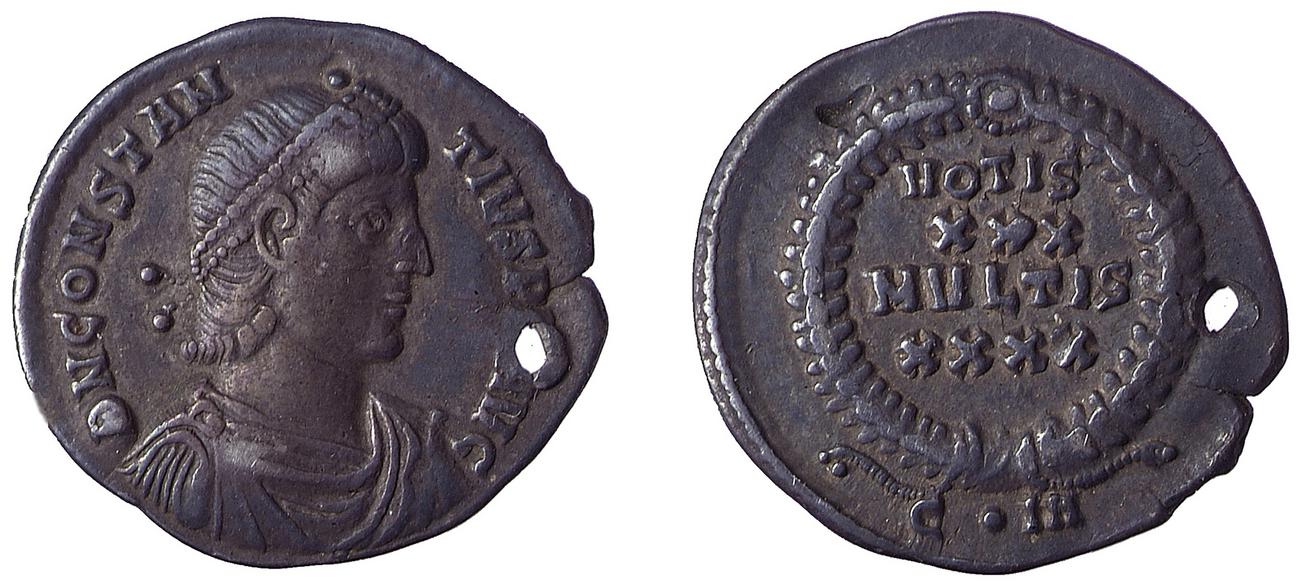 RIC VII Constantinople 102, аверс, bm