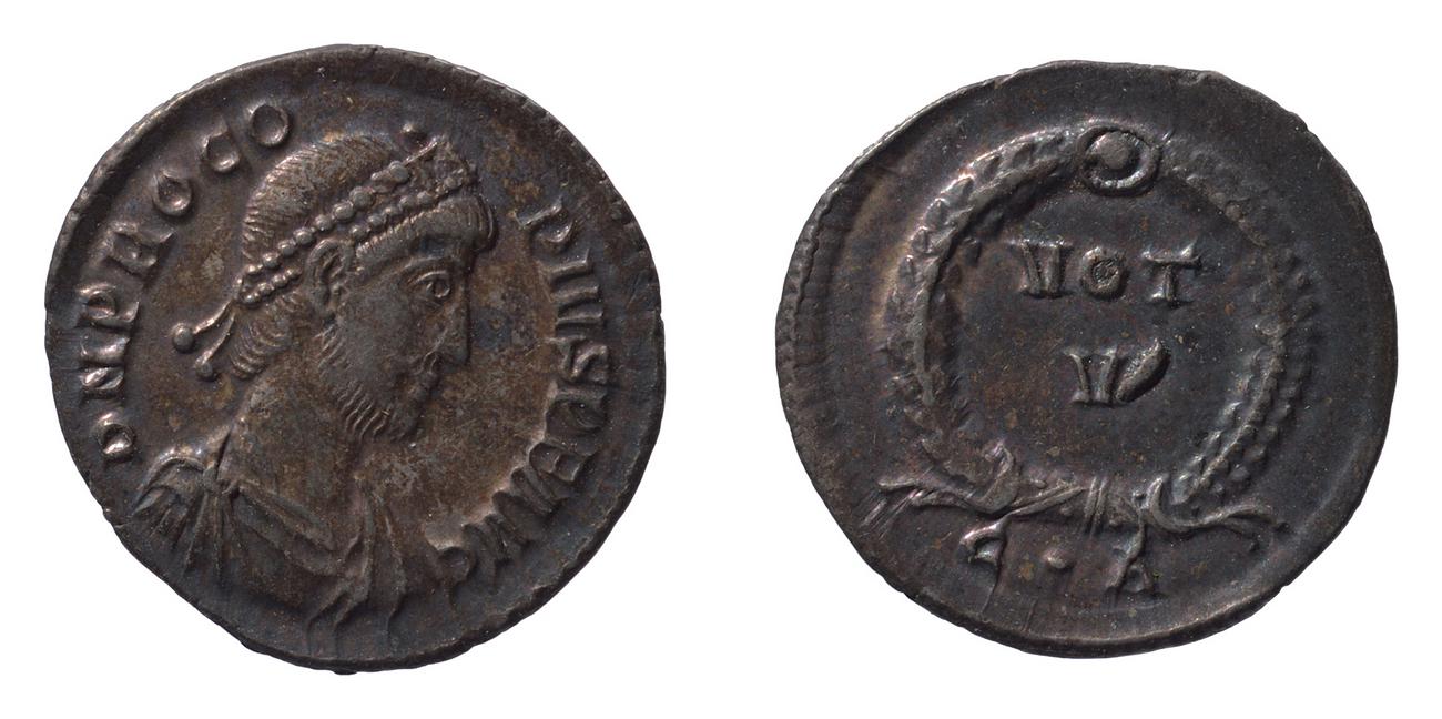 RIC IX Constantinople 13E, аверс, bm
