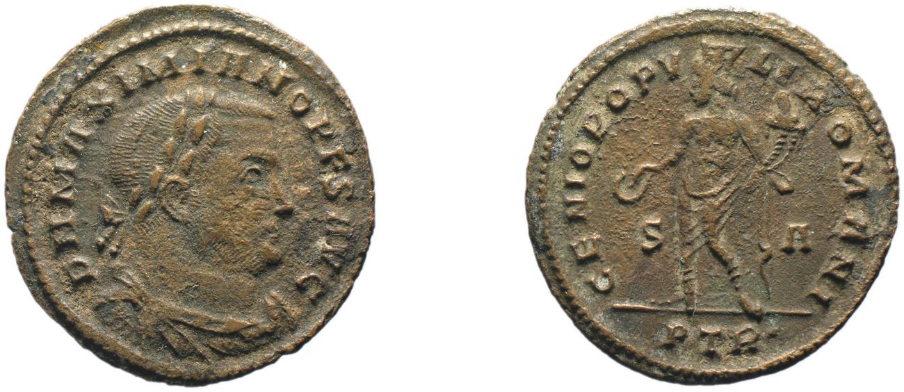 RIC VI Treveri 697, аверс, bm