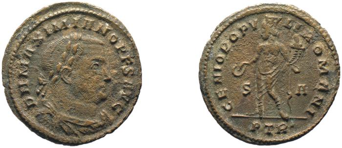 RIC VI Treveri 697, реверс, bm