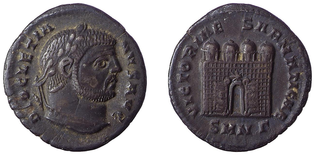 RIC VI Nicomedia 25a, аверс, bm