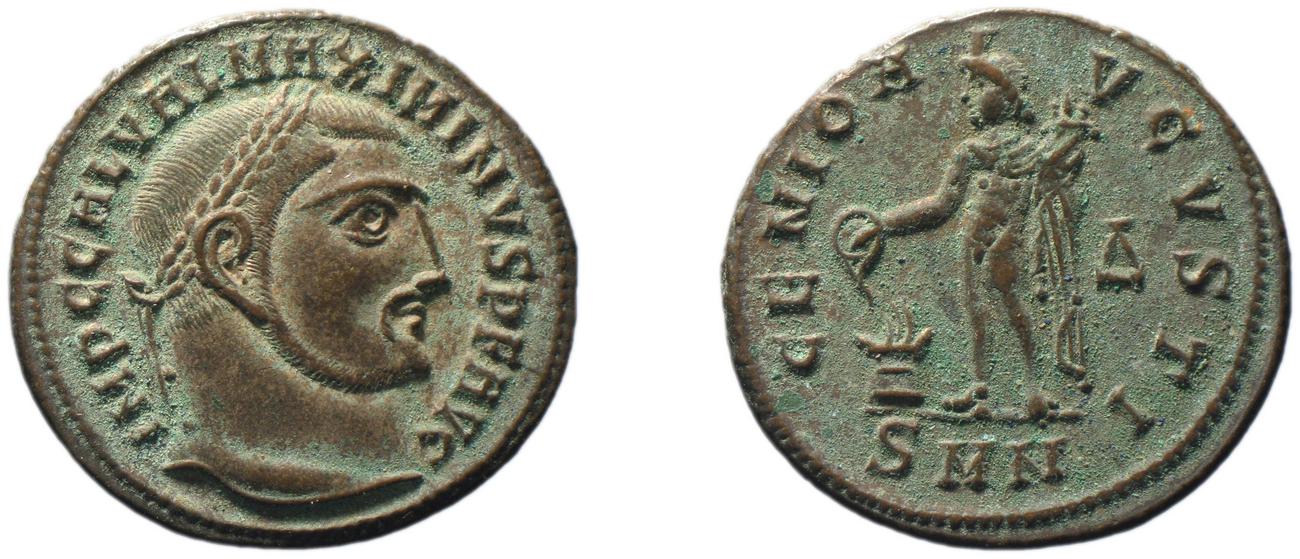 RIC VI Nicomedia 71b, аверс, bm