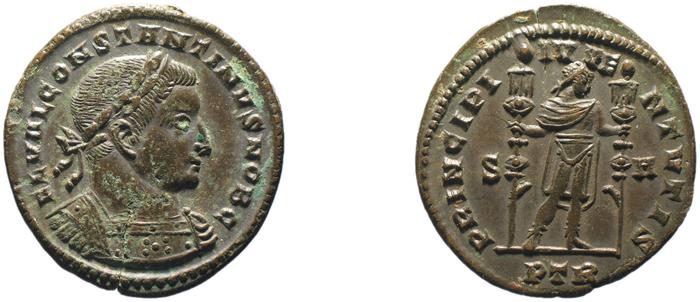 RIC VI Treveri 734, реверс, Британский музей