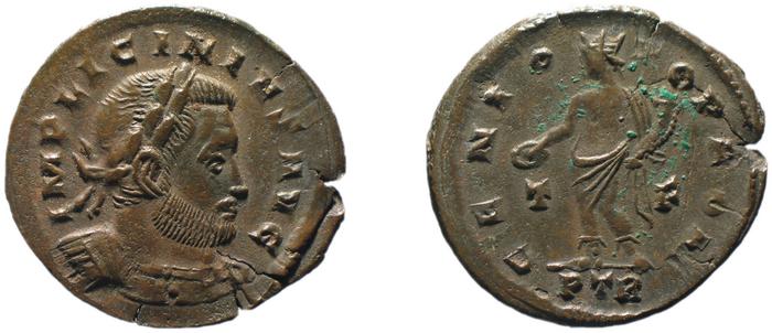 RIC VI Treveri 851b, реверс, Британский музей