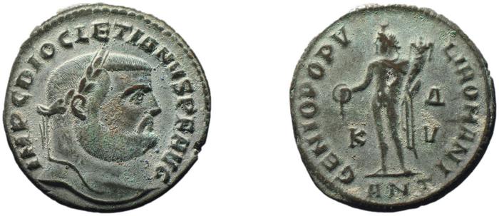 RIC VI Antioch 54a, реверс, bm