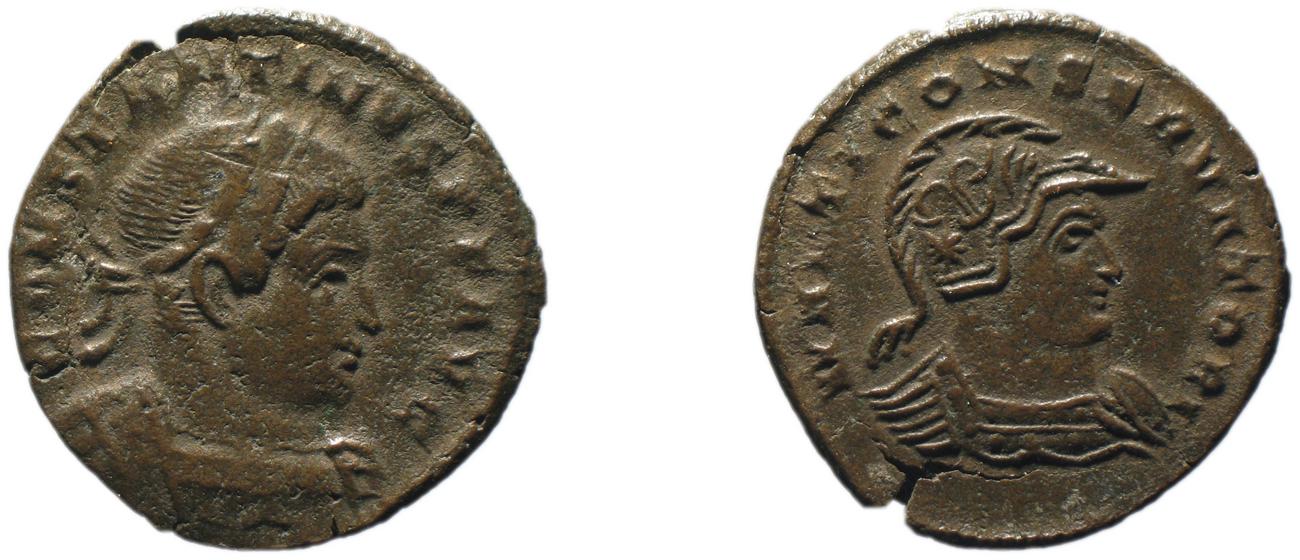 RIC VI Treveri 884, аверс, bm