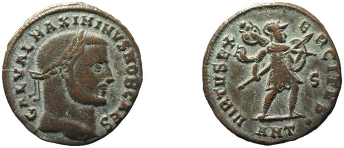 RIC VI Antioch 93, реверс, bm