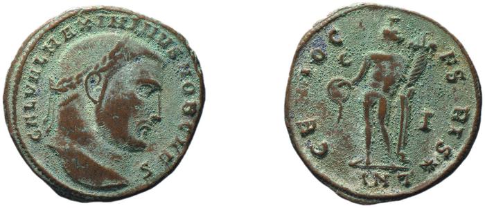 RIC VI Antioch 103, реверс, bm