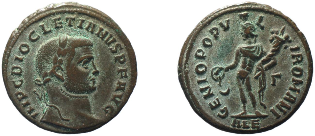 RIC VI Alexandria 16a, аверс, bm