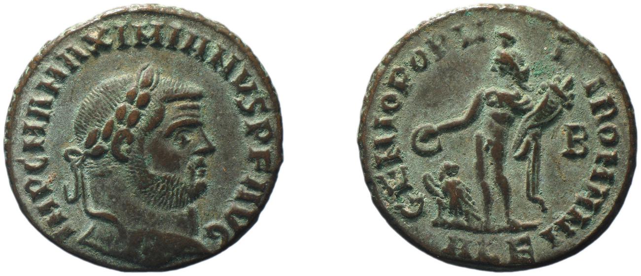 RIC VI Alexandria 18b, аверс, bm