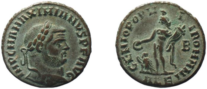 RIC VI Alexandria 18b, реверс, bm