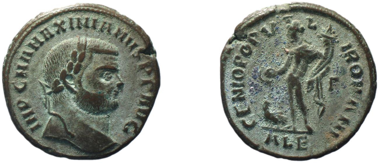 RIC VI Alexandria 18b, аверс, bm