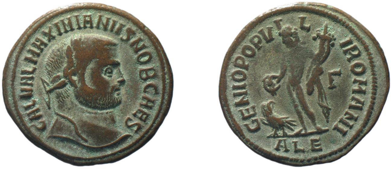 RIC VI Alexandria 21b, аверс, bm