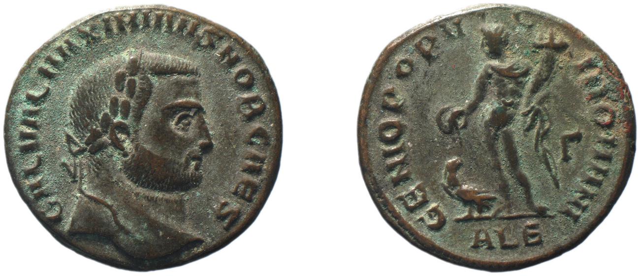 RIC VI Alexandria 21b, аверс, bm