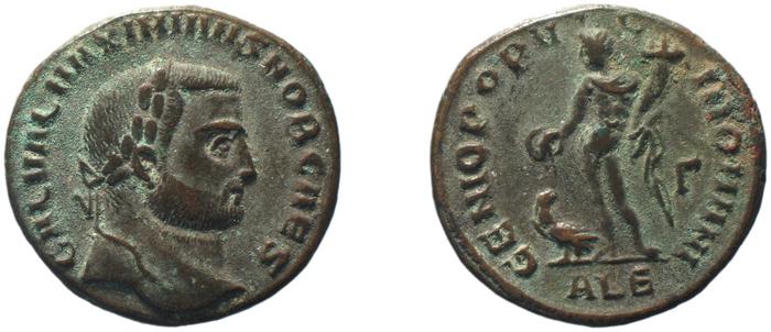 RIC VI Alexandria 21b, реверс, bm