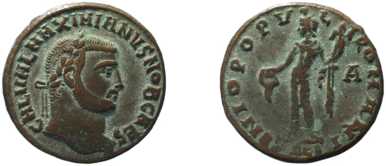 RIC VI Alexandria 15b, аверс, bm