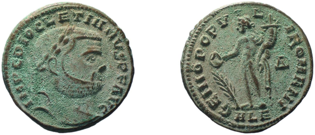 RIC VI Alexandria 28a, аверс, bm