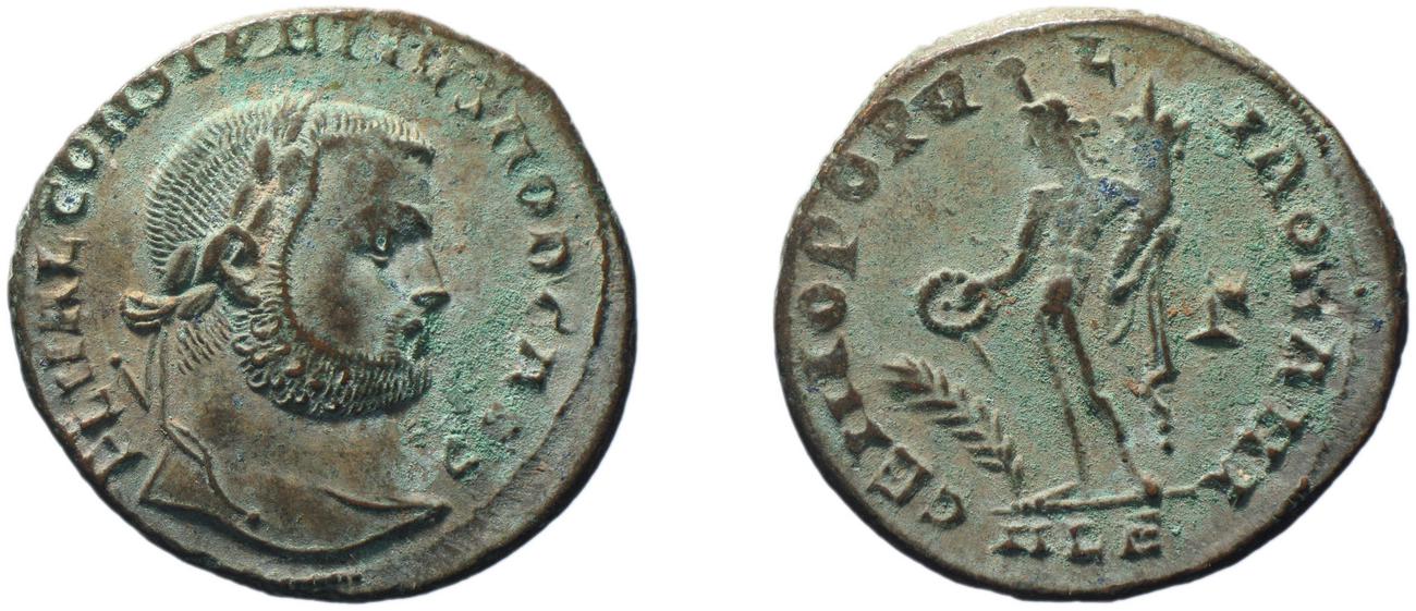 RIC VI Alexandria 29a, аверс, bm