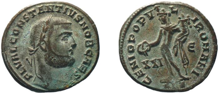 RIC VI Alexandria 31a, реверс, bm