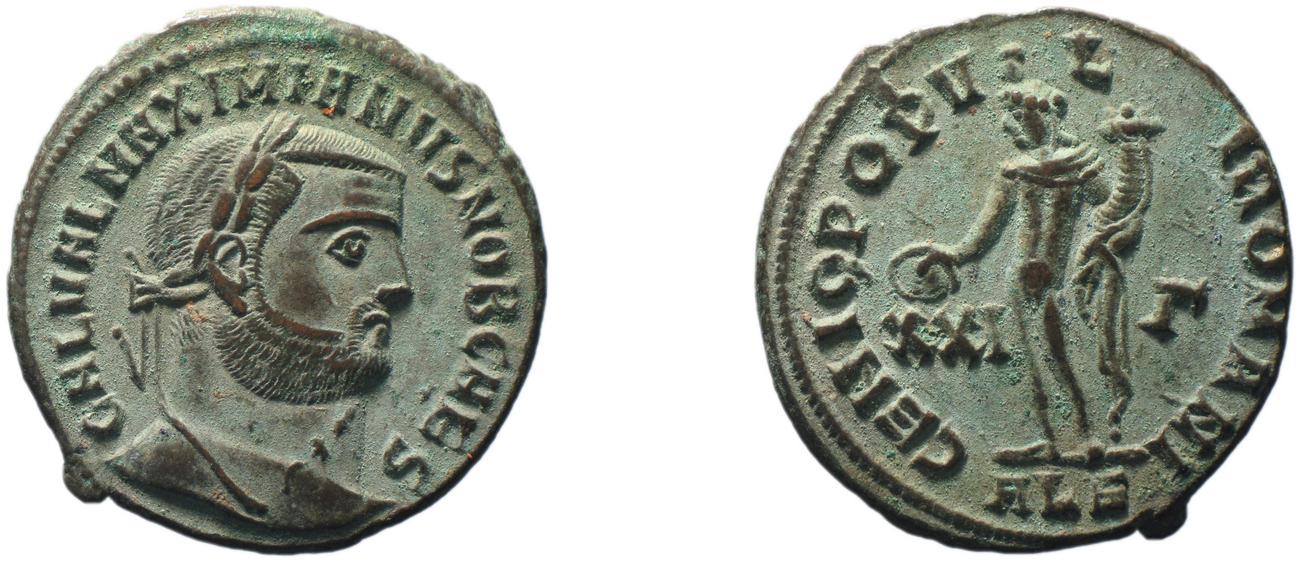 RIC VI Alexandria 31b, аверс, bm