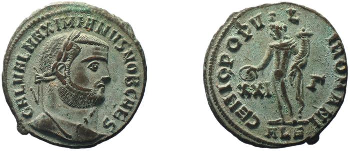 RIC VI Alexandria 31b, реверс, bm