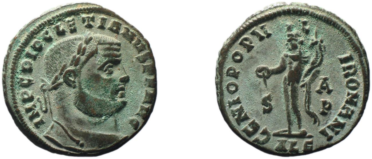 RIC VI Alexandria 34a, аверс, bm
