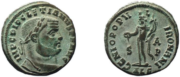 RIC VI Alexandria 34a, реверс, bm