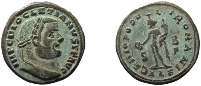 RIC VI Alexandria 34a, реверс, bm