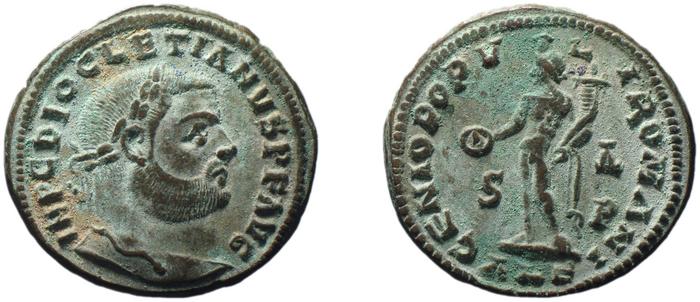 RIC VI Alexandria 34a, реверс, bm