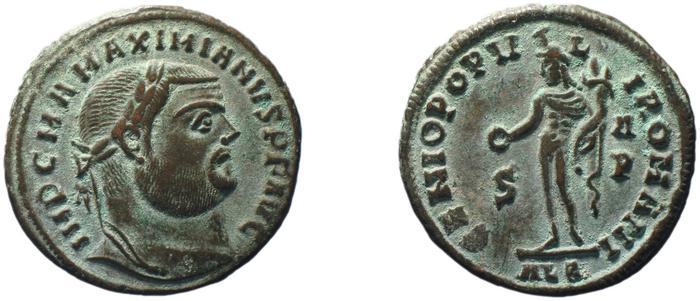 RIC VI Alexandria 34b, реверс, bm