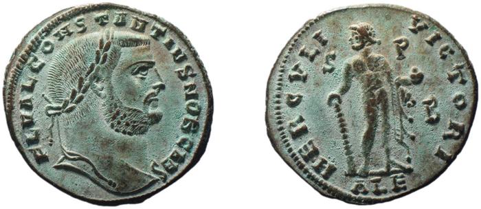 RIC VI Alexandria 40, реверс, bm