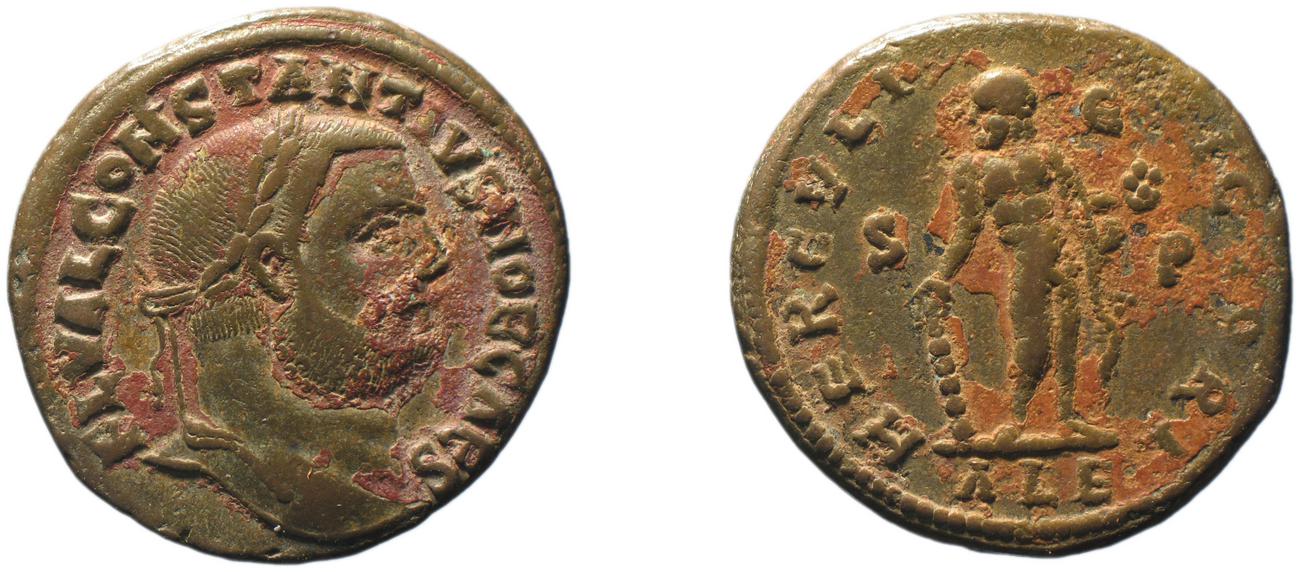 RIC VI Alexandria 40, аверс, bm