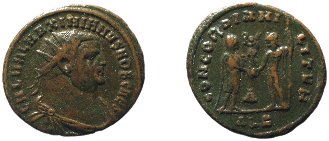 RIC VI Alexandria 48b, аверс, bm