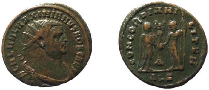 RIC VI Alexandria 48b, реверс, bm