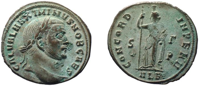 RIC VI Alexandria 52, реверс, bm