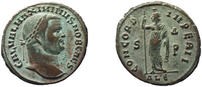 RIC VI Alexandria 52, реверс, bm