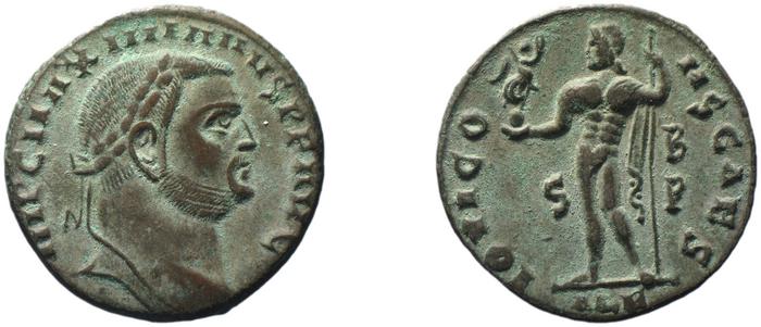 RIC VI Alexandria 54, реверс, bm