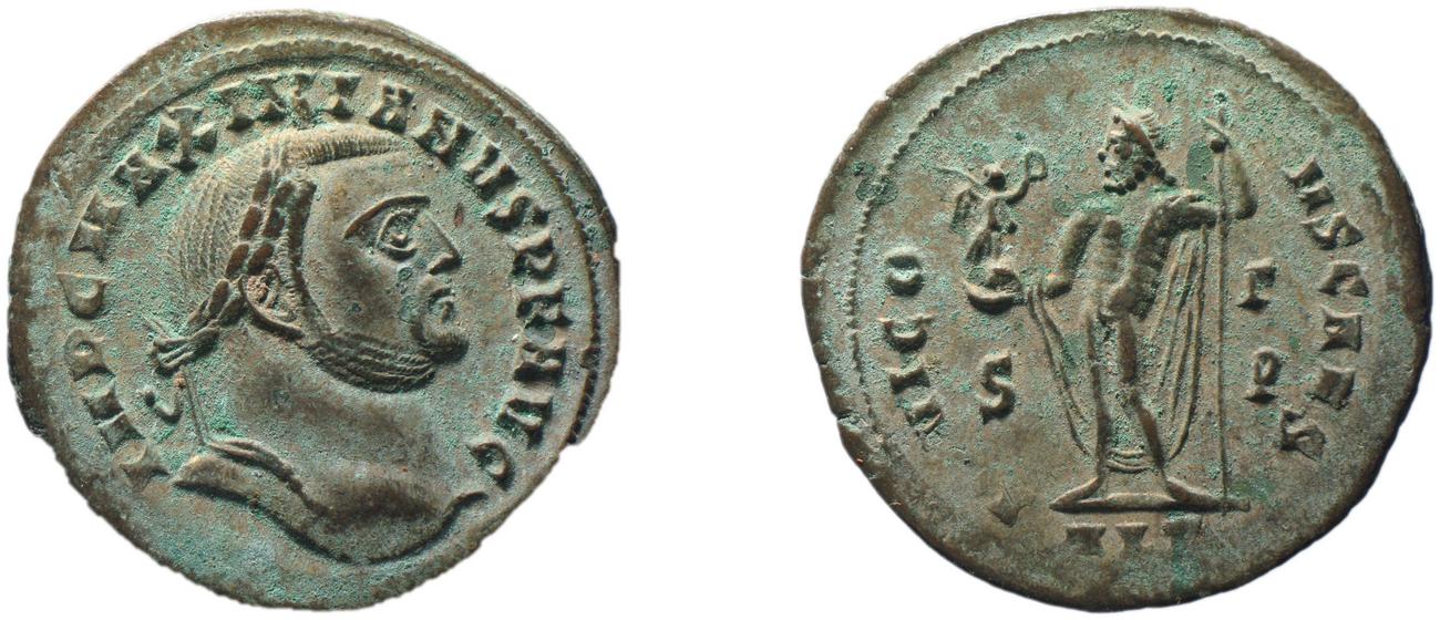RIC VI Alexandria 54, аверс, bm