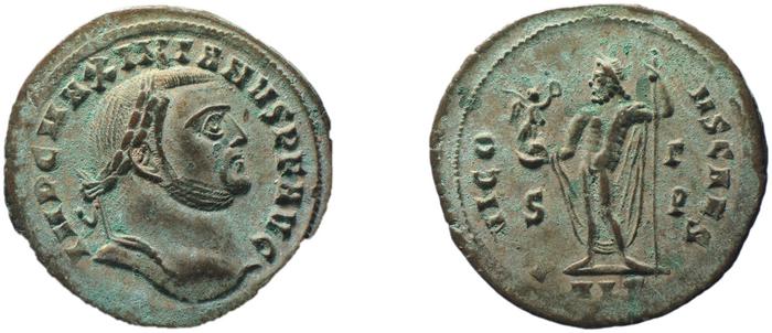 RIC VI Alexandria 54, реверс, bm